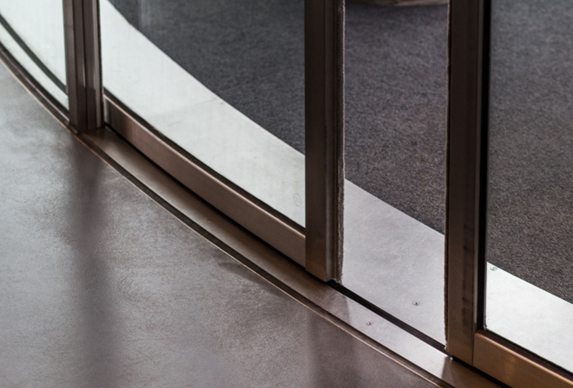 a sliding door door built by bds entrances