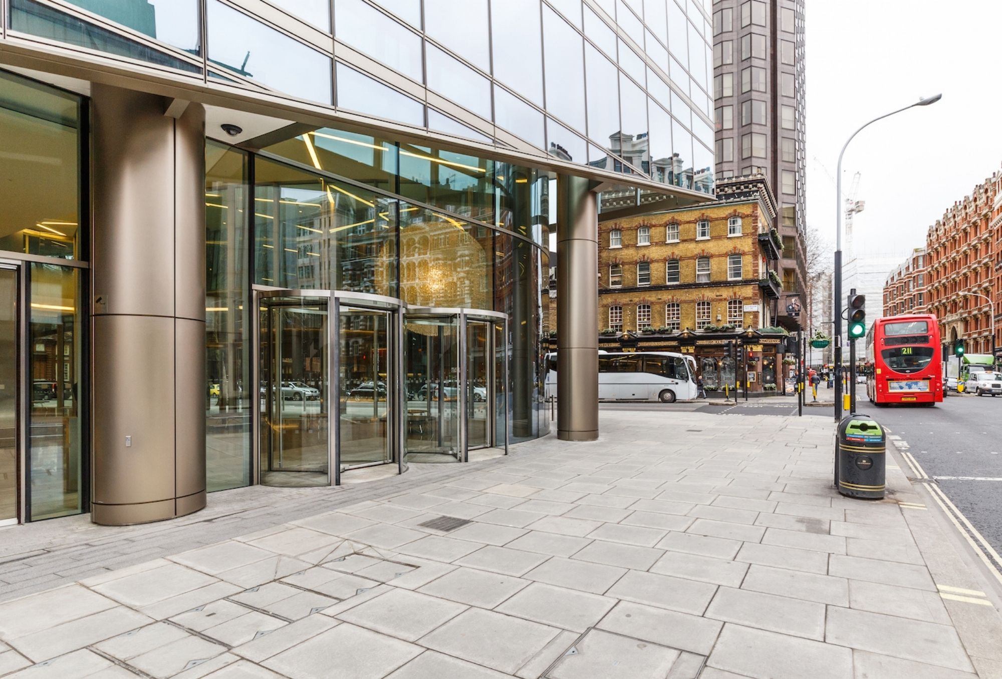 revolving door for buildings in london