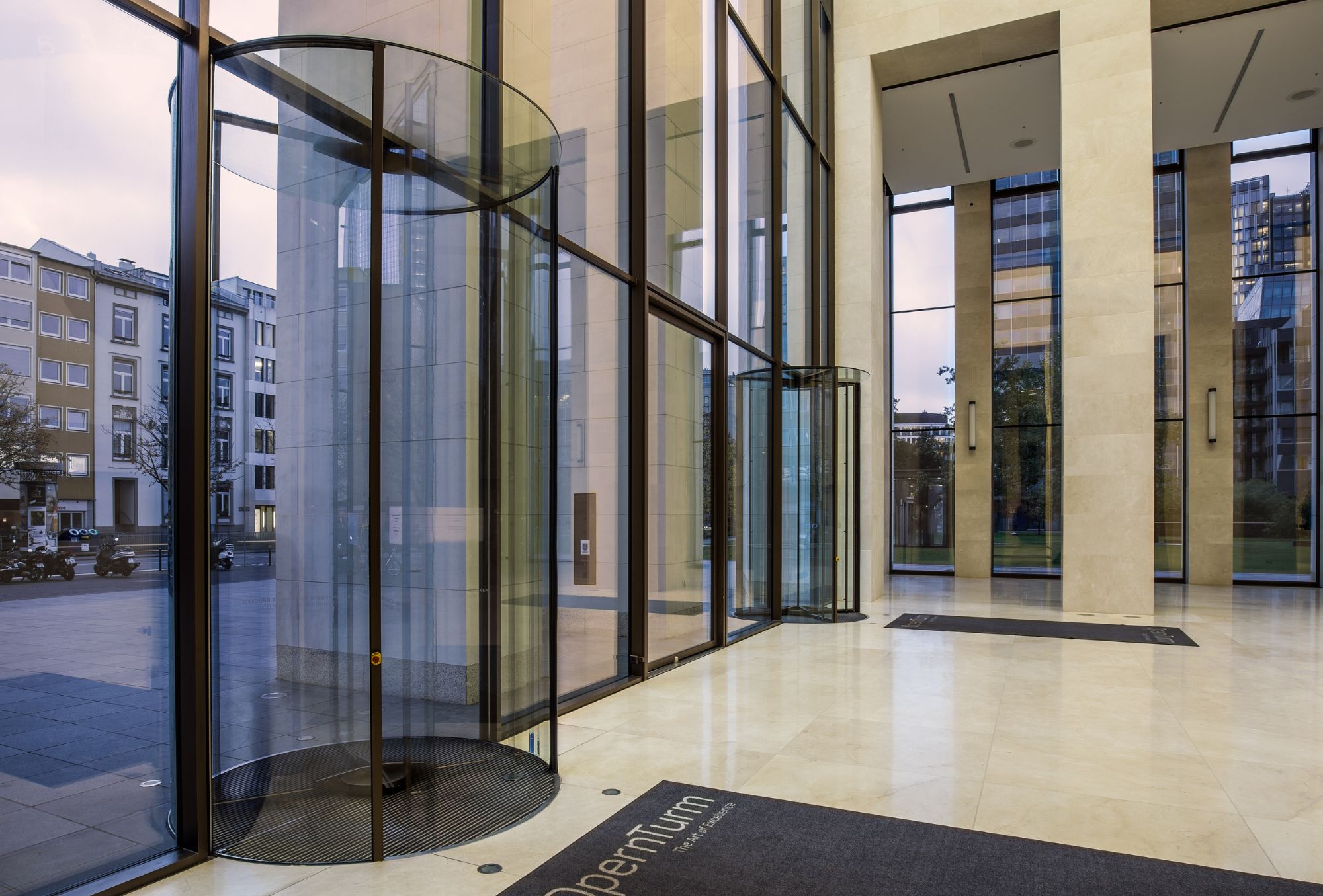 revolving door in frankfurt germany